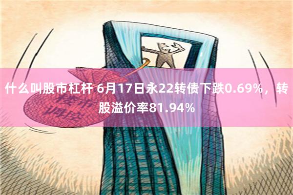 什么叫股市杠杆 6月17日永22转债下跌0.69%，转股溢价率81.94%