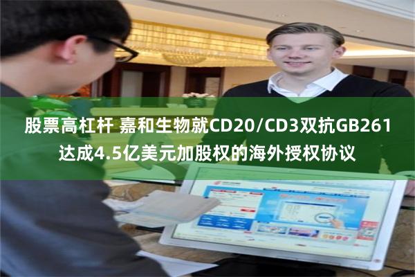 股票高杠杆 嘉和生物就CD20/CD3双抗GB261达成4.5亿美元加股权的海外授权协议