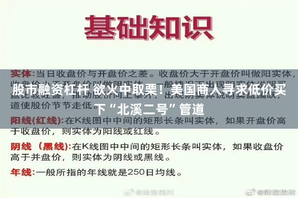 股市融资杠杆 欲火中取栗！美国商人寻求低价买下“北溪二号”管道