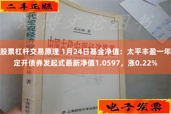 股票杠杆交易原理 1月24日基金净值：太平丰盈一年定开债券发起式最新净值1.0597，涨0.22%